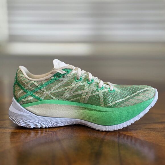 Under Armour Flow Velociti Elite 2 Running Shoes Women's 8.5 White Green 3027338 - Picture 8 of 15